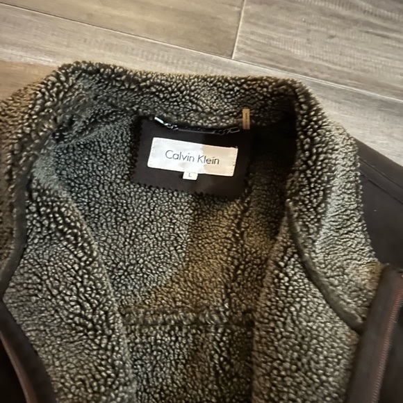 Calvin Klein suede jacket..L…$60…vintage.. - Picture 2 of 2